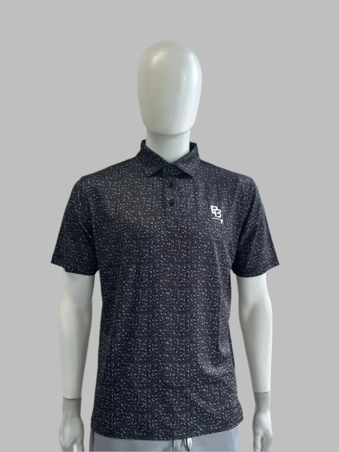Black Golf Polo By Bogey Beaters
